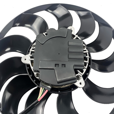 مروحة محركات السيارات / تجميع مروحة التبريد استبدال OEM 3Q0959455C لمختلف المحركات - 12 فولت