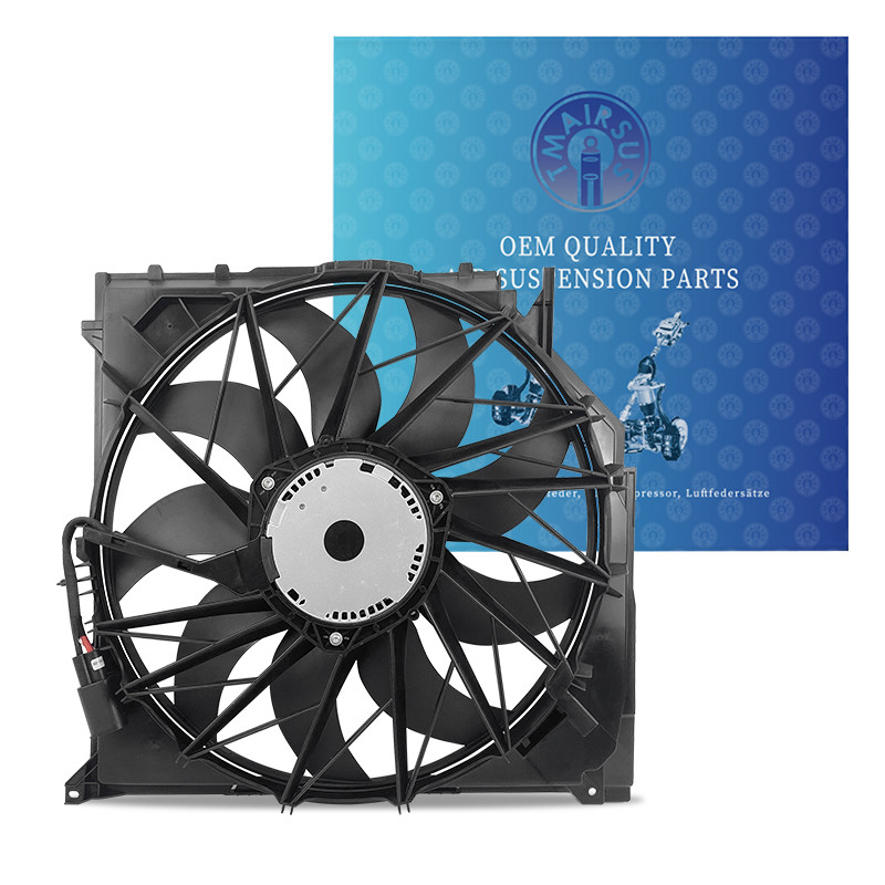 مروحة التبريد العالمية مستوى المحرك المروحة المشععة للسيارات النظم الكهربائية 600W الجهد