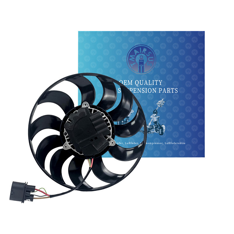 مروحة محركات السيارات / تجميع مروحة التبريد استبدال OEM 3Q0959455C لمختلف المحركات - 12 فولت
