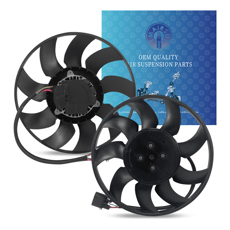 600W بورش كايين سيارة التبريد مجموعة المروحة محرك نظام الإشعاع قطع الغيار 8W0959455K PAB95945520 PAB95945530
