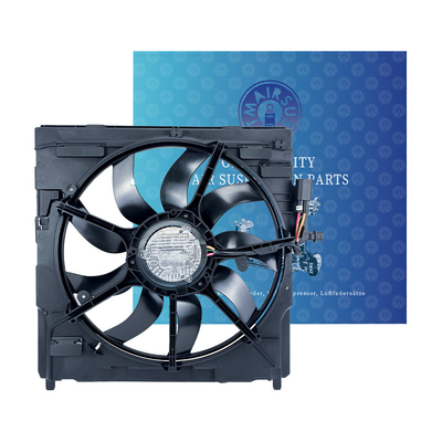 E70 E71 F15 F16 850W Car Cooling Fan For Radiator Cooling OEM 17427647753 17427795757 17428508177 طائرات التبريد للسيارات